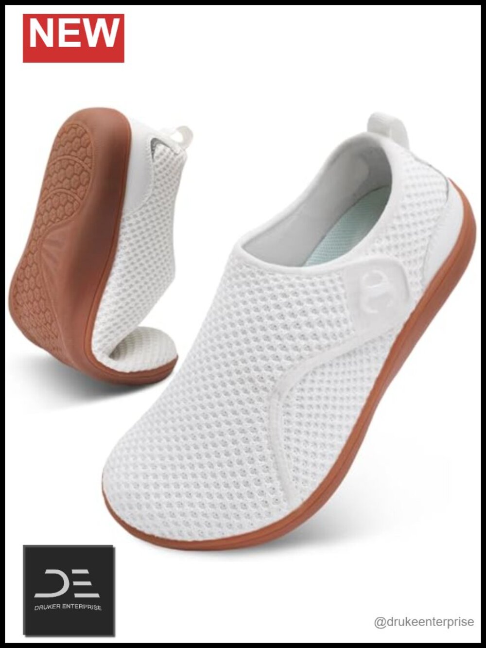 Women's Adjustable Wide Walking Shoes Zero Drop Barefoot Sneakers